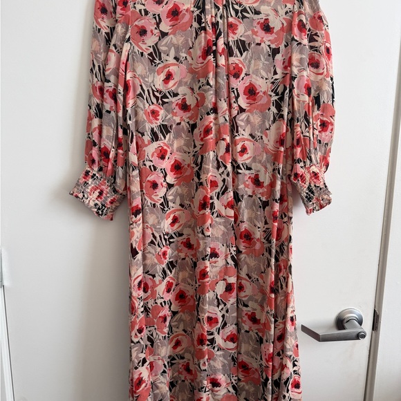 byTIMO Smocked High Neck Floral Dress - Picture 5 of 9